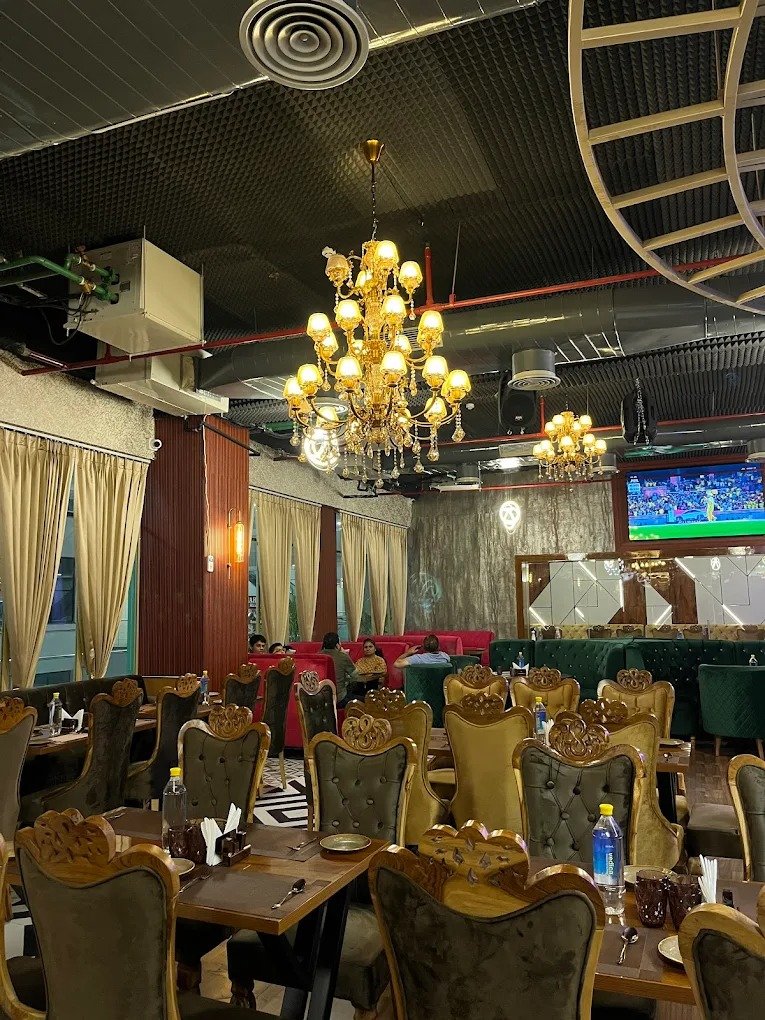 Shahi Mahal Restrobar interior luxury decor